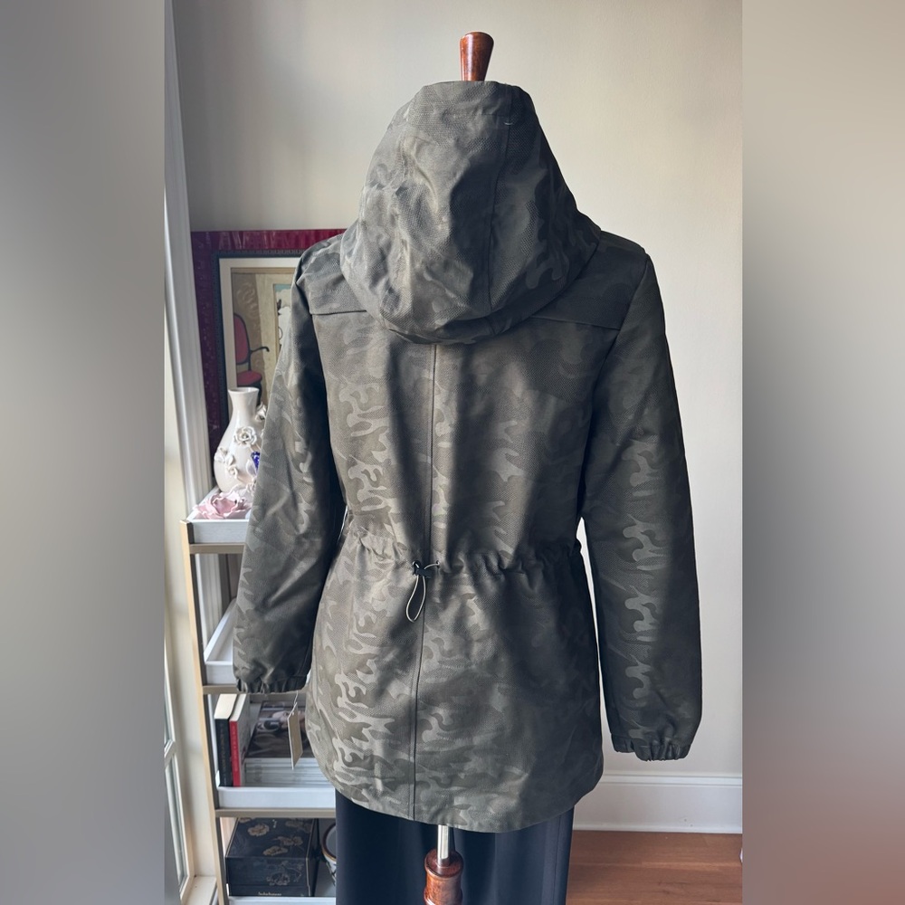 NWT Michael Kors Olive camouflage Utility Jacket - Picture 3 of 9